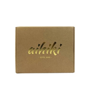 Wholesale Custom Eco-friendly Brown Rigid Mailing Box Embossing Option Recycled Materials Corrugated Kraft <b>Paper</b> for Clothing - Product Image 1