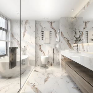 Azulejo de Pared de Piedra Blanca de Lujo para Diseño Moderno para Sala de Estar, Bar, KTV, Baño, Apartamentos, Villas, Compatible con 918 - Product Image 5