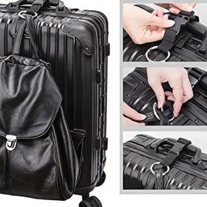 Correa de sujeción portátil para equipaje, clip ajustable para chaqueta de viaje, cinturón para maletas, para llevar bolso de mano, clip para bolso, llavero - Product Image 3