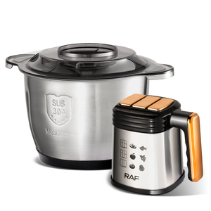 RAF Multi-purpose Household 3L Stainless Steel Meet Grinder Yam Pounder Food Processor Electric Food Chopper - Product Image 4