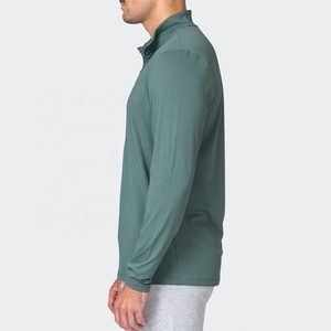 Custom Luxury <strong>Golf</strong> Quick Dry Running Sport Shirts Athletic <strong>Long</strong> <strong>Sleeve</strong> <strong>Tops</strong> 1/4 Quarter Zip Pullover T Shirt <strong>Long</strong> <strong>Sleeve</strong> for Men - Product Image 5