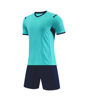 Pabrik murah dukungan kosong kustom Jersey tim nomor klub sepak bola Set baju sepak bola Jersey untuk pria