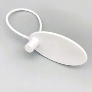 Etiquetas colgantes personalizadas para ropa/ropa, sello de seguridad de plástico largo Rfid de 210mm con cerradura para bolsos, sistemas EAS, lavandería de zapatos NFC - Product Image 4