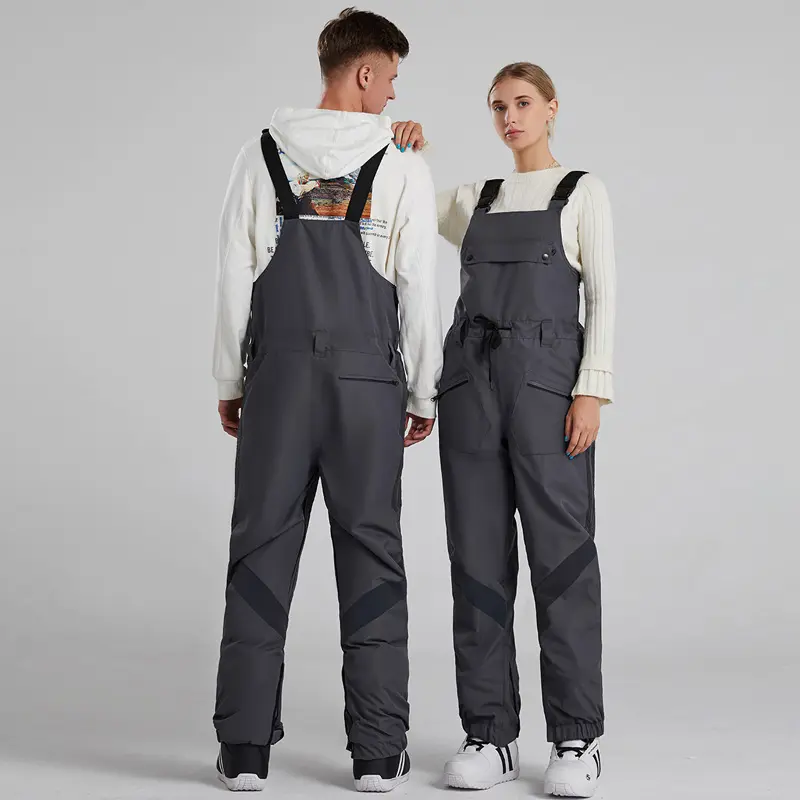 Man Or Woman Windproof,Waterproof And Warmth Thickened Overalls Mountain Warehouse Snow Overalls White Snow Pants Womens