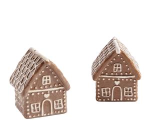 <span class=keywords><strong>D</strong></span>écor <span class=keywords><strong>de</strong></span> Noël Maison <span class=keywords><strong>de</strong></span> <span class=keywords><strong>pain</strong></span> <span class=keywords><strong>d</strong></span>'épice Salière et Poivrière en grès - Product Image 1