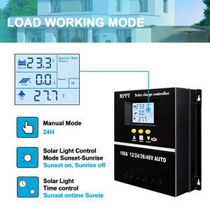 Y & H 60/80/<span class=keywords><strong>100A</strong></span> <span class=keywords><strong>MPPT</strong></span> năng lượng mặt trời <span class=keywords><strong>CHARGE</strong></span> <span class=keywords><strong>CONTROLLER</strong></span> 12/24/36/<span class=keywords><strong>48V</strong></span> tự động LCD hiển thị năng lượng mặt trời Pin điều chỉnh thông minh - Product Image 4