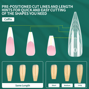 <span class=keywords><strong>Nailpop</strong></span> เล็บอะคริลิกโพลีแบบฝังปลายแหลมแบบฝังเล็บเจลยูวีแบบคู่ใช้ซ้ำได้15ขนาด - Product Image 4
