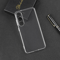 Coque de téléphone en TPU souple noir mat pour Samsung Galaxy A24 A34 A54 5G A14 A04E A13 A03 housse de téléphone portable avec protecteur d'appareil photo.