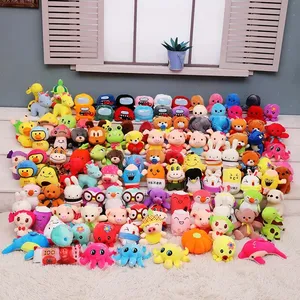 RTS Factory Crane Machine Mini Plush Toy Vending Machine Doll claw Machine Plush stuffed Animal Toys With Keychains