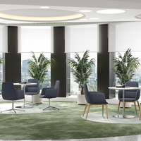 Silla de Oficina de Diseño con Brazos de Aleación Giratorios de 4 Estrellas, Tapizada en Espuma Moldeada por Inyección
