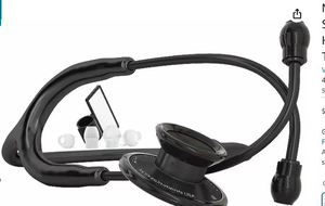 เครื่องฟังหัวใจอลูมิเนียมแบบสองหัวน้ำหนักเบาแบบดีลักซ์ - Product Image 5