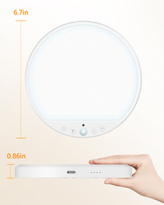 6W/8W Rechargeable <strong>Ceiling</strong> <strong>Light</strong>, 5000mAh <strong>Battery</strong>, Motion Sensor &amp; Remote Control, Dimmable for Bedroom,Corridor Indoor Use - Product Image 2