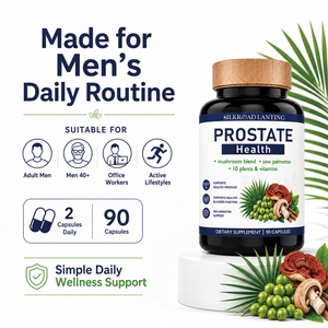 Complément Herbal pour Hommes à Base de Palmier Nain et de Champignons, en Capsules, avec 10 Plantes et Vitamines - Product Image 2