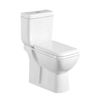Ensemble de cuvette de toilette deux pièces avec couvercle de siège en pp, articles sanitaires pour salle de bain