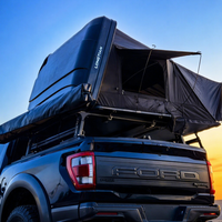 Tente de toit rigide en ABS à profil bas, 2-3 personnes, Oxford 420D imperméable, 4 saisons, pour Overlanding, SUV, Camion 4x4