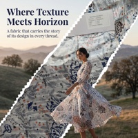 Tissu en Georgette de Soie Froissée Imprimé Floral Brillant avec Fil Doré Métallique Lurex, Respirant, Biologique, pour Vêtements de Nuit et Coussins