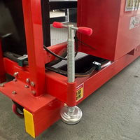 Plateforme de déchargement hydraulique mobile électrique pour le chargement de marchandises sur les rampes de quai de camions porte-conteneurs