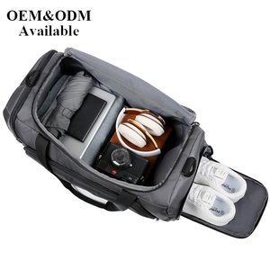 <span class=keywords><strong>Borsa</strong></span> Sportiva Impermeabile Personalizzata con Scomparto Separato per Scarpe, <span class=keywords><strong>Borsa</strong></span> da <span class=keywords><strong>Viaggio</strong></span> per Basket, Calcio, Palestra, Zaino, Borsone, <span class=keywords><strong>Tracolla</strong></span> per Uomo - Product Image 4