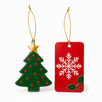 Étiquettes personnalisées en carton 400 g/m² pour vêtements avec code-barres pour boîtes cadeaux de Noël, durables, vente en gros, service de conception gratuit