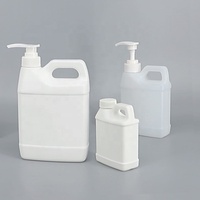 250ml 500ml 1000ml 1L plastique F-Style cruches Hdpe conteneurs chimiques acrylique liquide ongles acétone huile pompe détergent bouteille