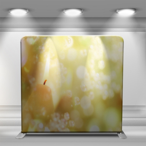Custom 8x8ft Tension Fabric Photo Booth Telón de fondo Portable Dye Sublimation Full Color Printed Banner - Product Image 2