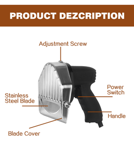 Dao Cắt Thịt Nướng Doner Điện Mini Máy Cắt Con Quay Shawarma Chuyên Nghiệp Máy Cắt Thịt Kebab Ks100e Bán Sỉ Điện - Product Image 5