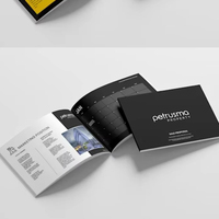 Service d'impression offset personnalisé écologique en Chine pour brochures, catalogues et livrets décoratifs sur papier fantaisie