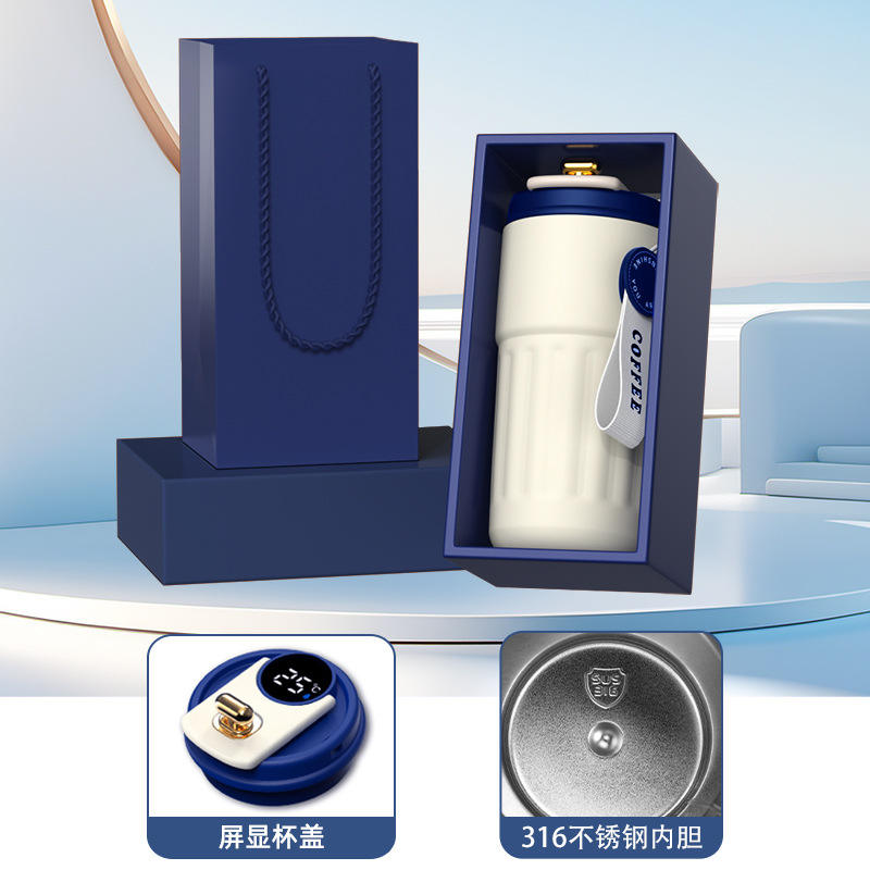 [Style boîte coulissante] Tasse simple bleue