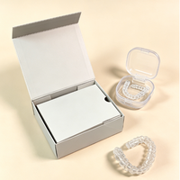 Boîte de rangement orthodontique personnalisée pour aligneurs dentaires avec fermeture magnétique et structure durable