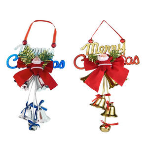 Novedades 2024, Adorno Navideño de Plástico de 23 cm, Colgante de Papá Noel, Campana para Árbol de Navidad - Product Image 2