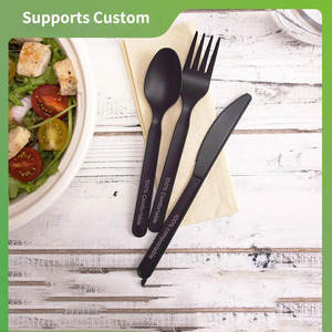 ช้อนซุปแบบใช้แล้วทิ้ง ผลิตจาก PLA ย่อยสลายได้ เป็นมิตรกับสิ่งแวดล้อม สำหรับร้านอาหาร โรงแรม  พร้อมโลโก้สั่งทำได้ - Product Image 2