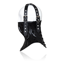 Jouet sexuel pour adultes, harnais de tête en cuir PU, BDSM, masque buccal, fétiche, dispositif de retenue, noir, 100% imperméable, marque NINGHAO
