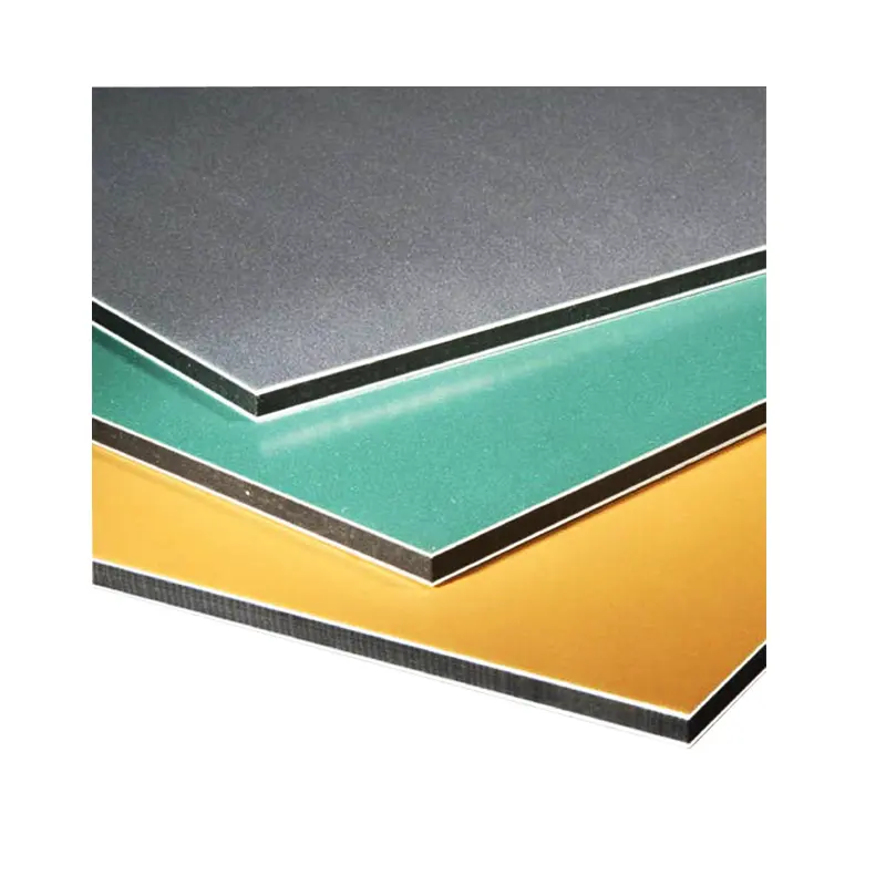 5mm PE lapisan ACP fleksibel dinding pelapis eksterior internal lembaran pelapis aluminium acm sistem panel metal