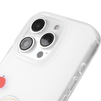 Casing HP Anti-Shock TPU Desain Kustom Gambar Gajah IMD IML Proteksi 360 Anti-Sidik Jari untuk 15
