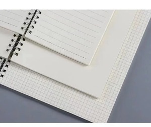 PP Frosted Trong Suốt Bìa Cuộn Dây Cuốn Sách Đơn Giản Ngang Dòng Lưới Cuốn Sách Trống Notepad Bút Máy Tính Xách Tay Bán Buôn - Product Image 2