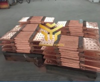 Compensateur à brins de cuivre refroidi à l'eau sur mesure, assemblage de brins de cuivre flexibles pour réseau court de four de fusion