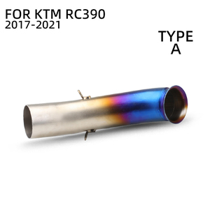 Pour <span class=keywords><strong>KTM</strong></span> <span class=keywords><strong>125</strong></span> 250 390 <span class=keywords><strong>DUKE</strong></span> RC390 Tube de connecteur d'échappement de moto mi moyen lien tuyau sans lacet système d'échappement <span class=keywords><strong>2017</strong></span> 2018 2019 2020 - Product Image 5