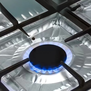 Copertura Monouso in Alluminio per Fornelli, Adatta per Stufe a <span class=keywords><strong>Gas</strong></span> ed Elettriche, Mantiene la Cucina Pulita - Product Image 5