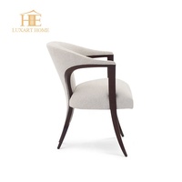 Chaise de salle à manger antique française de luxe, structure en bois massif, rembourrage, design ergonomique, durable, stable, pour la maison