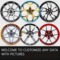 Rines de Aleación Forjada Personalizados para Autos de Pasajeros, Rines de Aleación para Autos, Rines de Aluminio Forjado para BMW Rolls