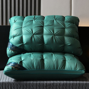 Wholesale <strong>Custom</strong> Neck Rectangle <strong>Bantal</strong> Pillow New Design High Quality Hilton Hotel Stripe Pattern Twist Flower Customizable - Product Image 5