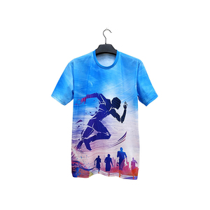 Camisetas de Running para Maratón al por Mayor, Camisetas Publicitarias con Impresión 3D, Camisetas de Poliéster con Logotipo Personalizado, Camisetas Blancas para Sublimación - Product Image 6