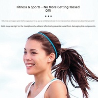 Écouteurs sans fil TWS à design exclusif pour le sport, semi intra-auriculaires X6, avec annulation active du bruit, résistance à l'eau quotidienne - Meilleures ventes