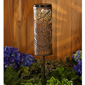 <b>Solar</b> Garden <b>Lights</b> Cylinder Shape Led <b>Light</b> Water Resistant Outdoor Decorative Lamp For Lawn Patio <b>Deck</b> - Product Image 3