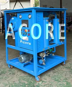 Mobile High Vacuum Double Stage Insulation Oil Purifier Oil Purification Filter System Transformer Oil Filtration Machine