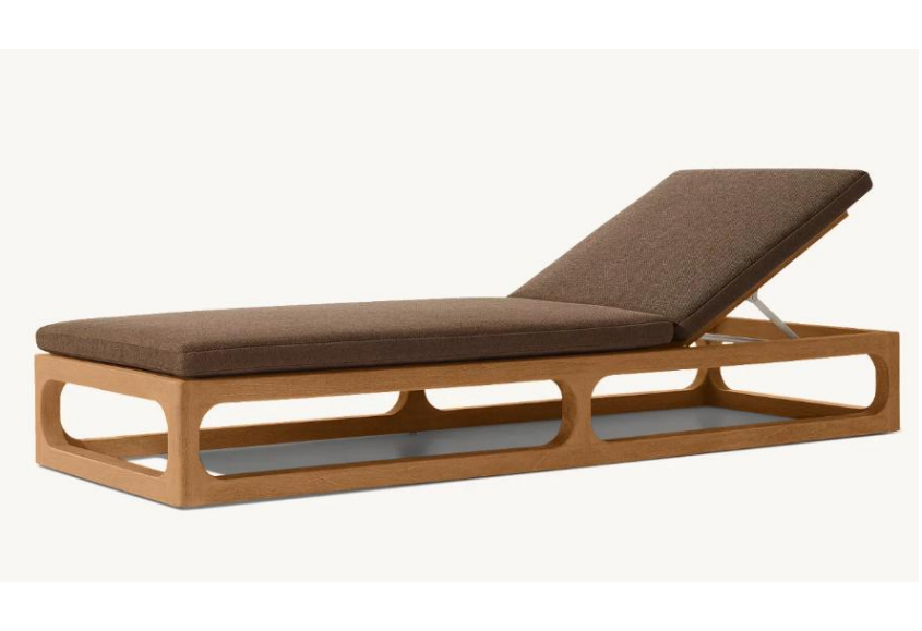 Wooden Outdoor Garden Sofa Sets Customized Outdoor Teak Sofa Curved Modular Sofa Swivel Chair Living Room