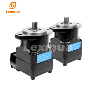 มอเตอร์ไฮดรอลิก Lexmua รุ่น M4C-067-3N02-A104 ความเร็วต่ำ แรงบิดสูง 100 นิวตันเมตร แกนขนาด 30 มม. พอร์ตขนาด 3/4 นิ้ว - Product Image 1