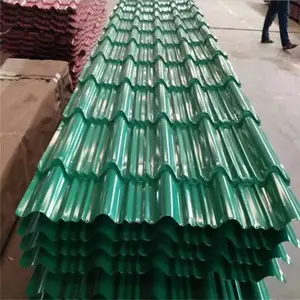 Aço galvanizado PPGI para telhados ASTM DIN Chapas de aço pré-pintadas chapa de chapa de aço para telhados revestidos de cor