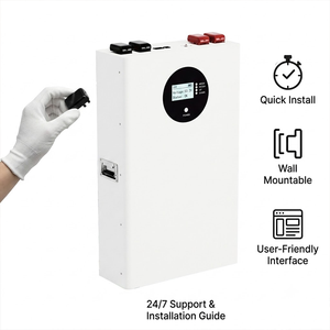 แบตเตอรี่ลิเธียมไอรอนฟอสเฟต (LiFePO4) แรงดันต่ำ 25.6V ความจุ 100Ah 200Ah แบบติดผนัง สำหรับระบบโซลาร์เซลล์บ้าน - Product Image 3