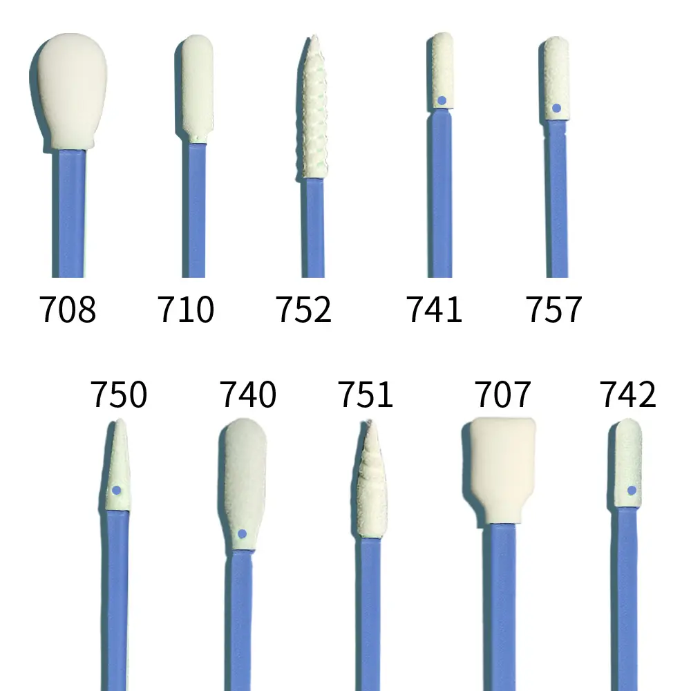 Foam Swab Lint Free 707 Printhead Cleaning Rectangle Head Industrial Cleanroom Foam Swab For Inkjet Printer Head